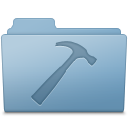 Developer Folder Blue Icon 128x128 png
